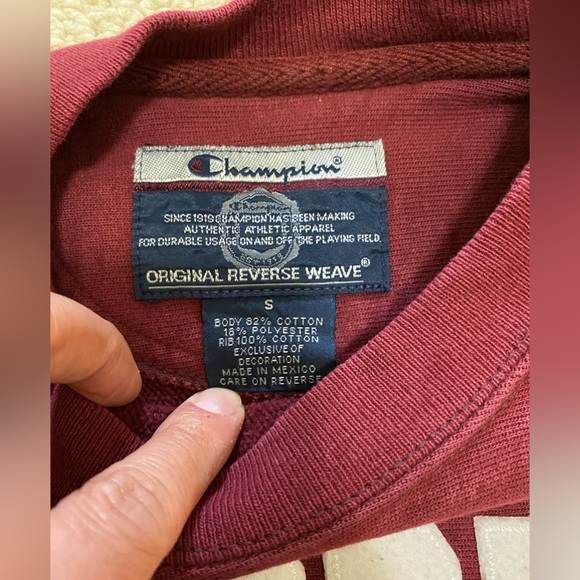 Champion Vintage College Augsburg University Sweatshirt Men’s Small - Picture 4 of 6